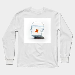 Goldfish in a bowl, illustration (F011/3255) Long Sleeve T-Shirt